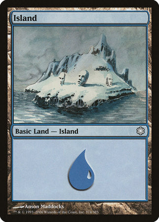 Island (374) [Coldsnap Theme Decks] | Exor Games Summserside