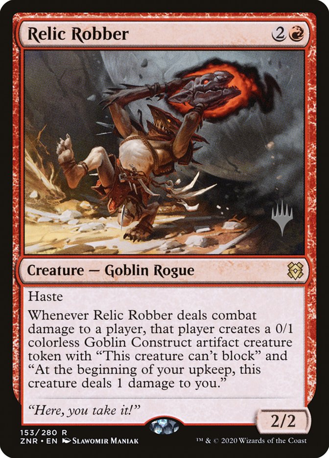 Relic Robber (Promo Pack) [Zendikar Rising Promos] | Exor Games Summserside