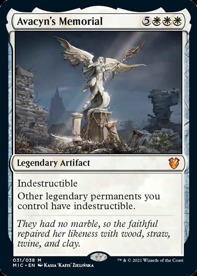 Avacyn's Memorial [Innistrad: Midnight Hunt Commander] | Exor Games Summserside