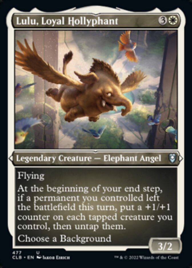 Lulu, Loyal Hollyphant (Foil Etched) [Commander Legends: Battle for Baldur's Gate] | Exor Games Summserside