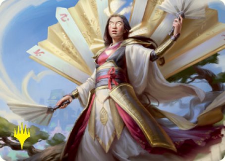 Imperial Subduer Art Card (Gold-Stamped Signature) [Kamigawa: Neon Dynasty Art Series] | Exor Games Summserside