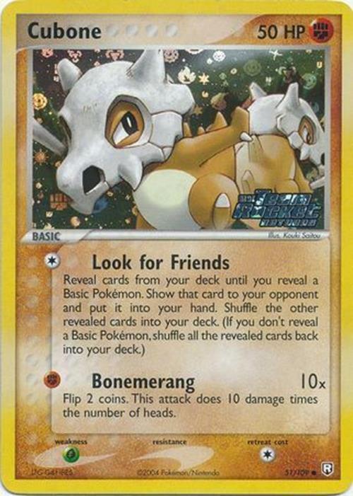 Cubone (51/109) (Stamped) [EX: Team Rocket Returns] | Exor Games Summserside