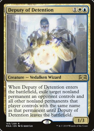 Deputy of Detention [Ravnica Allegiance] | Exor Games Summserside