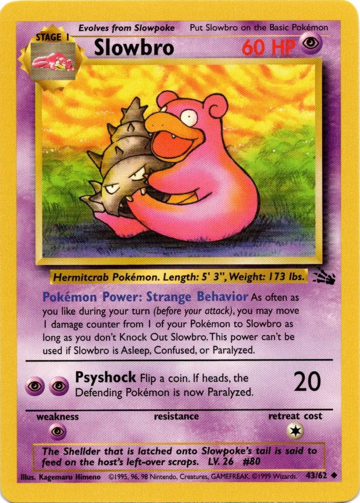 Slowbro (43/62) [Fossil Unlimited] | Exor Games Summserside