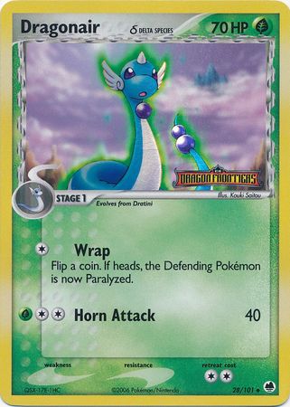Dragonair (28/101) (Delta Species) (Stamped) [EX: Dragon Frontiers] | Exor Games Summserside