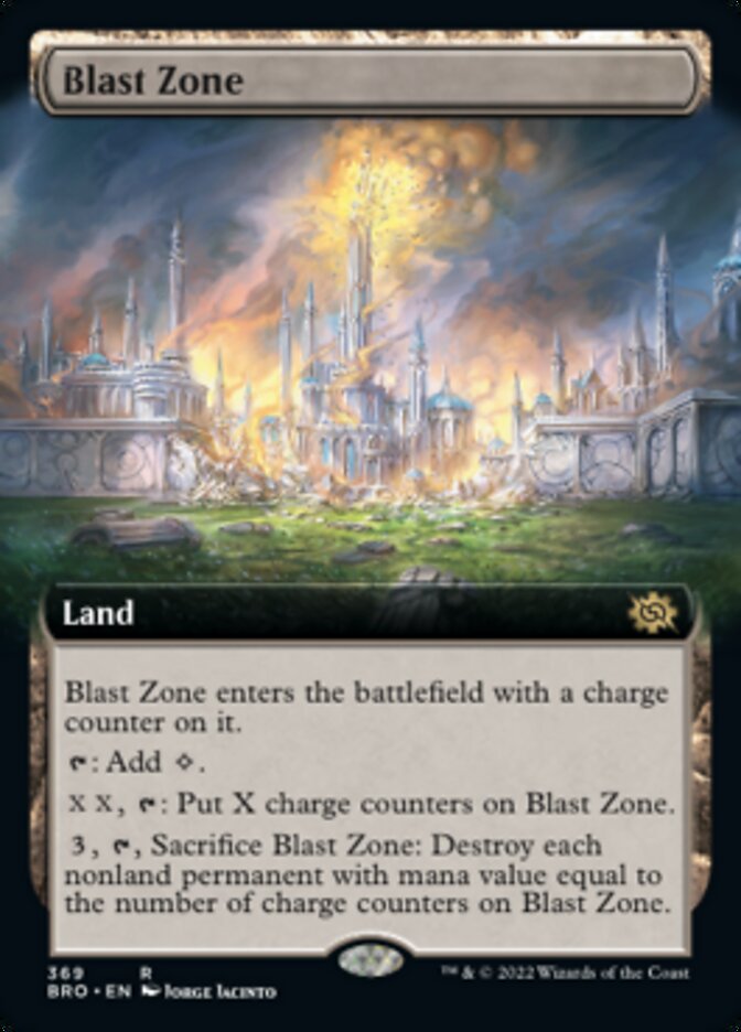 Blast Zone (Extended Art) [The Brothers' War] | Exor Games Summserside