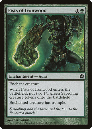 Fists of Ironwood [Commander 2011] | Exor Games Summserside