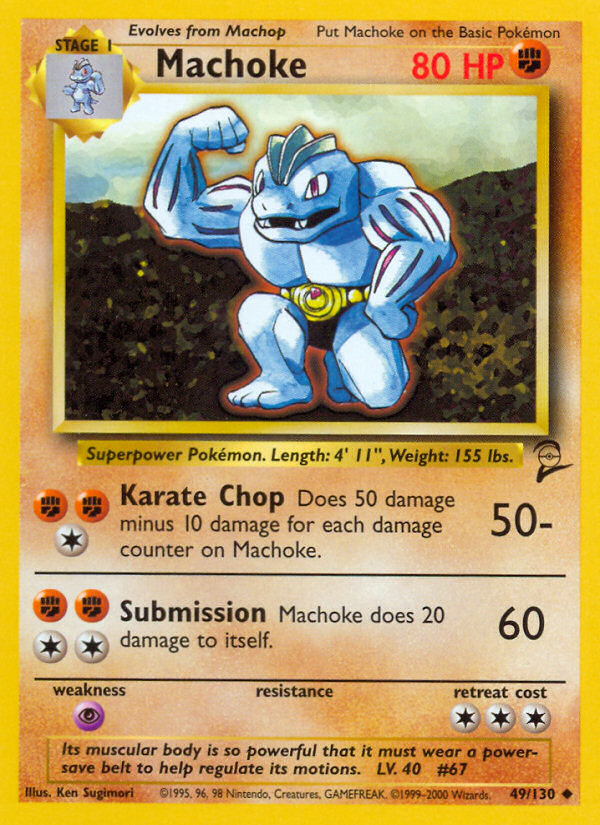 Machoke (49/130) [Base Set 2] | Exor Games Summserside