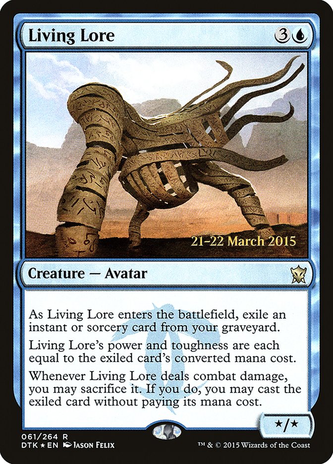 Living Lore  [Dragons of Tarkir Prerelease Promos] | Exor Games Summserside