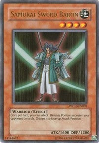 Samurai Sword Baron [WC10-EN001] Ultra Rare | Exor Games Summserside