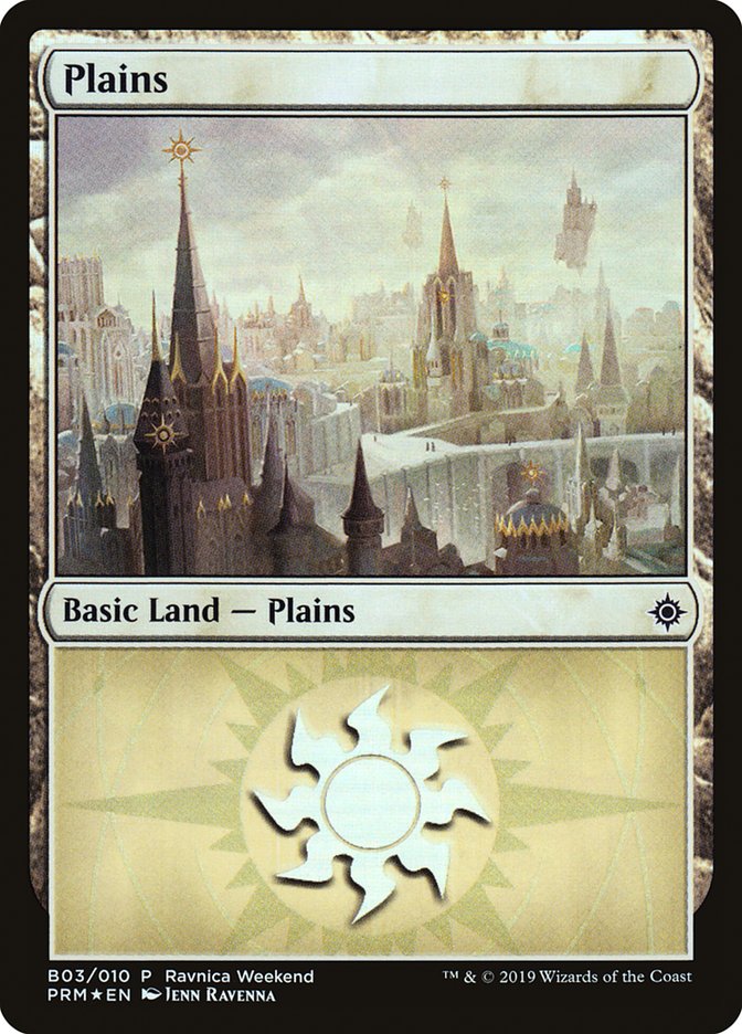 Plains (B03) [Ravnica Allegiance Guild Kit] | Exor Games Summserside