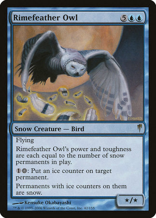 Rimefeather Owl [Coldsnap] | Exor Games Summserside