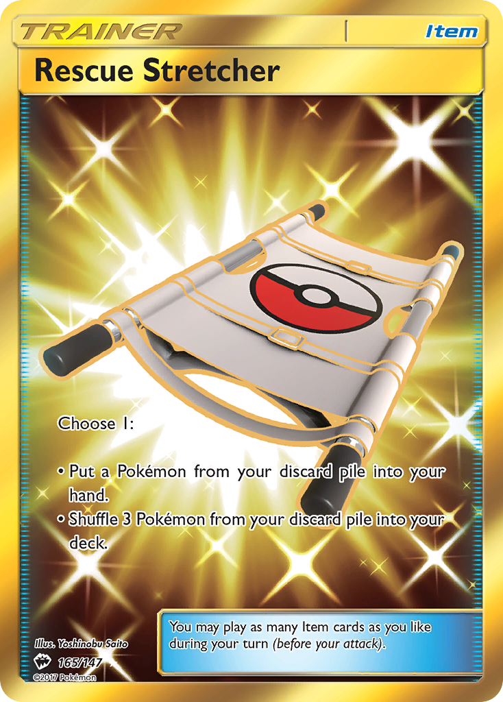 Rescue Stretcher (165/147) [Sun & Moon: Burning Shadows] | Exor Games Summserside