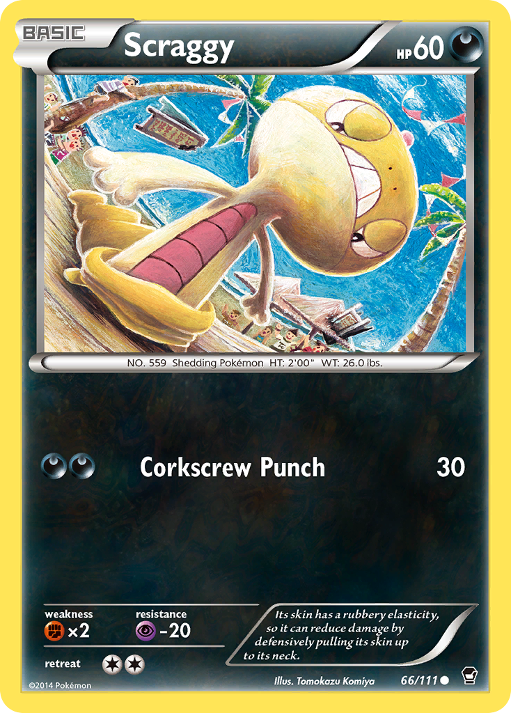 Scraggy (66/111) [XY: Furious Fists] | Exor Games Summserside