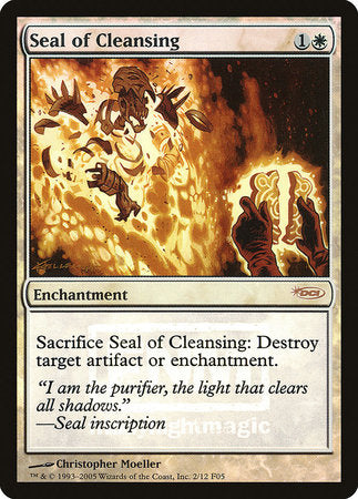 Seal of Cleansing [Friday Night Magic 2005] | Exor Games Summserside