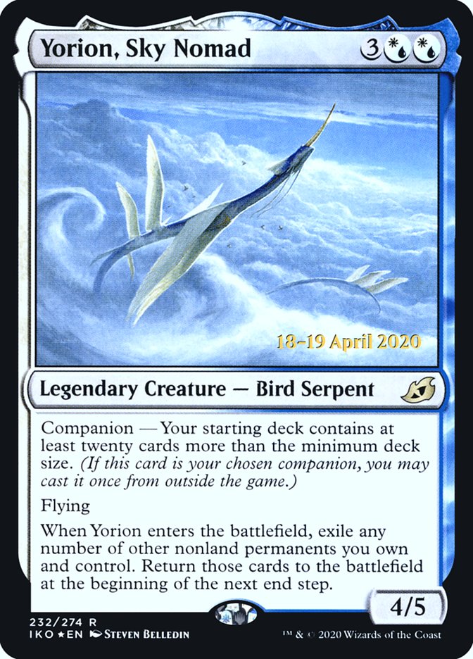 Yorion, Sky Nomad  [Ikoria: Lair of Behemoths Prerelease Promos] | Exor Games Summserside