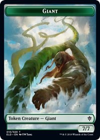 Giant // Food (17) Double-sided Token [Throne of Eldraine Tokens] | Exor Games Summserside