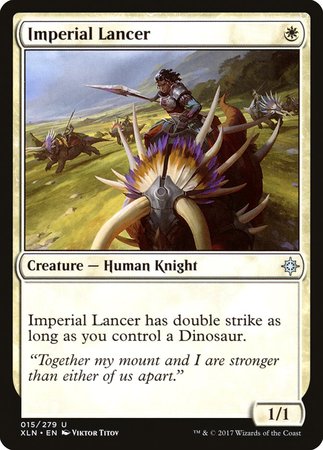 Imperial Lancer [Ixalan] | Exor Games Summserside