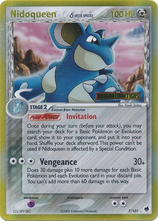 Nidoqueen (7/101) (Delta Species) (Stamped) [EX: Dragon Frontiers] | Exor Games Summserside