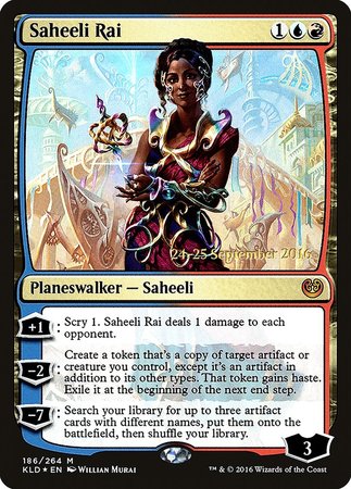 Saheeli Rai [Kaladesh Promos] | Exor Games Summserside