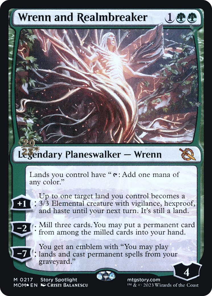 Wrenn and Realmbreaker [March of the Machine Prerelease Promos] | Exor Games Summserside