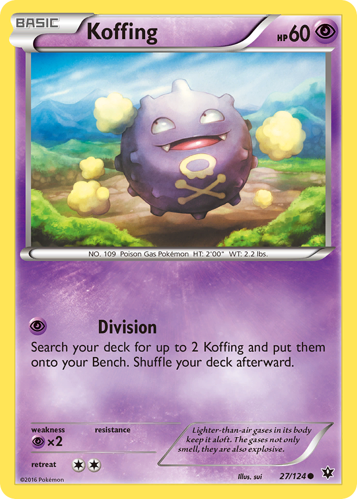 Koffing (27/124) [XY: Fates Collide] | Exor Games Summserside