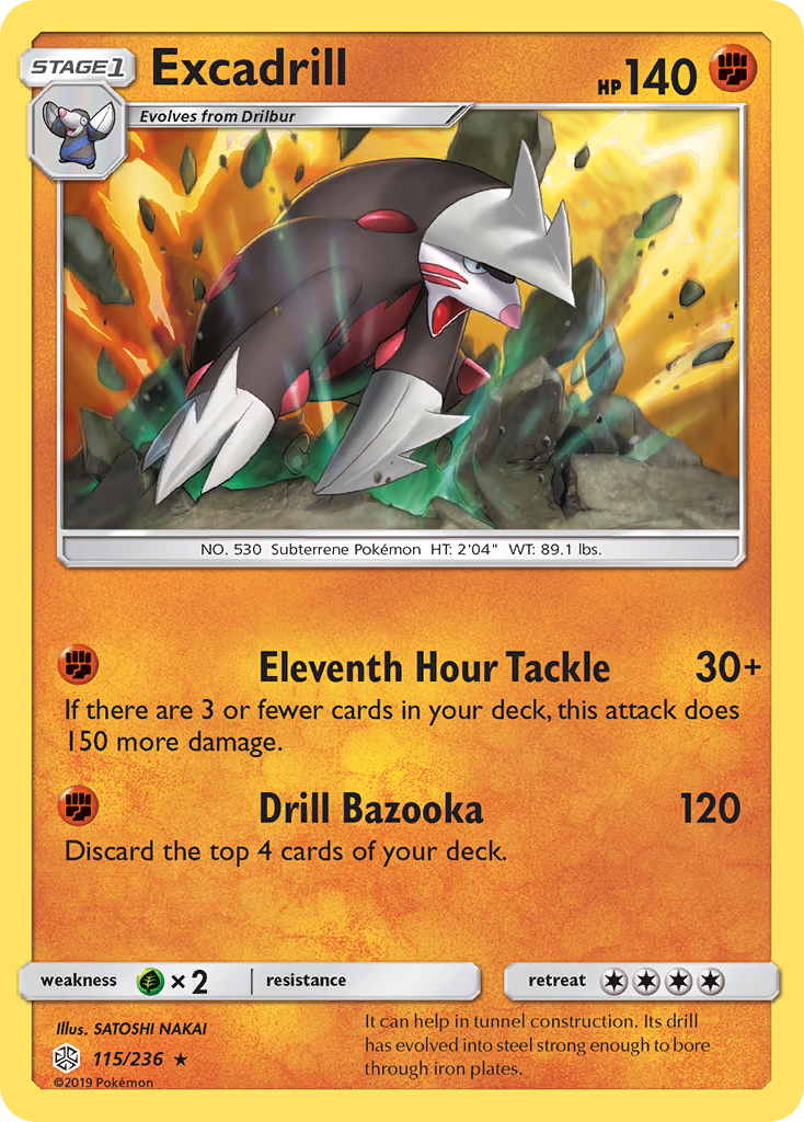 Excadrill (115/236) [Sun & Moon: Cosmic Eclipse] | Exor Games Summserside