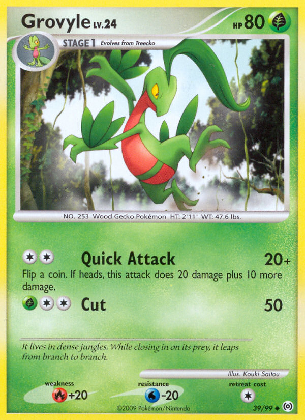 Grovyle (39/99) [Platinum: Arceus] | Exor Games Summserside