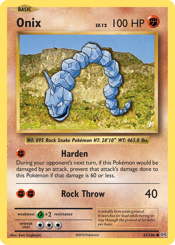 Onix (61/108) [XY: Evolutions] | Exor Games Summserside