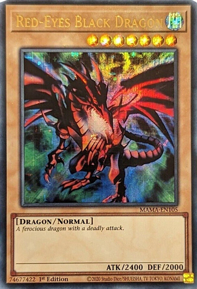 Red-Eyes Black Dragon [MAMA-EN105] Ultra Pharaoh's Rare | Exor Games Summserside