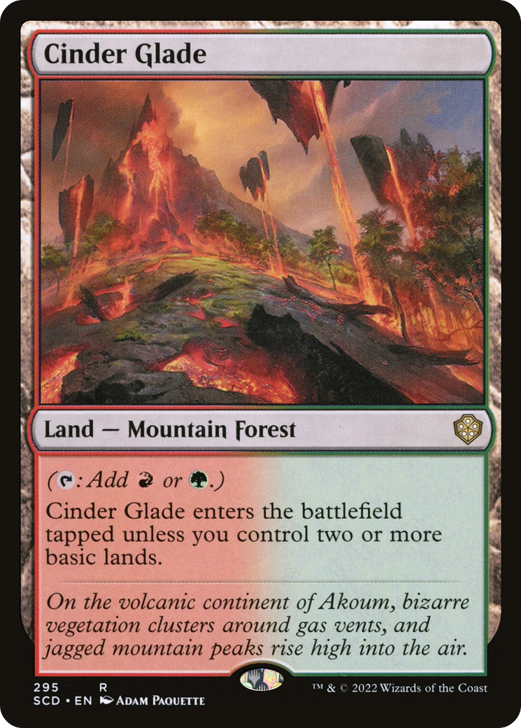 Cinder Glade [Starter Commander Decks] | Exor Games Summserside