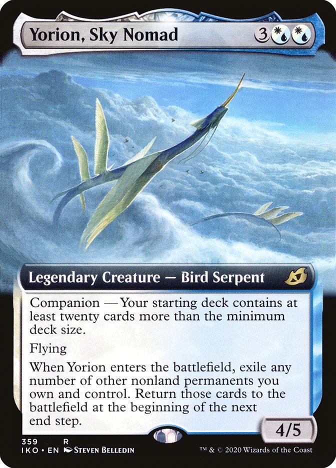 Yorion, Sky Nomad (Extended Art) [Ikoria: Lair of Behemoths] | Exor Games Summserside