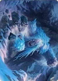 Icehide Troll Art Card [Kaldheim: Art Series] | Exor Games Summserside