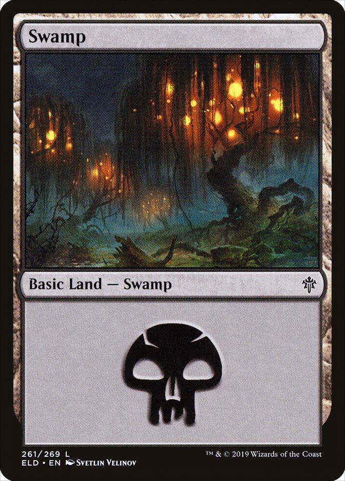 Swamp (261) [Throne of Eldraine] | Exor Games Summserside