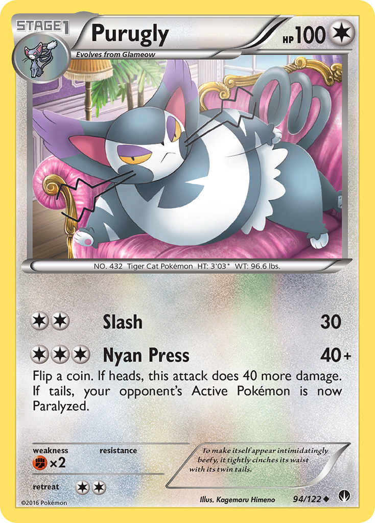 Purugly (94/122) [XY: BREAKpoint] | Exor Games Summserside