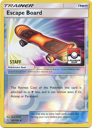 Escape Board (122a/156) (League Promo Staff) [Sun & Moon: Ultra Prism] | Exor Games Summserside