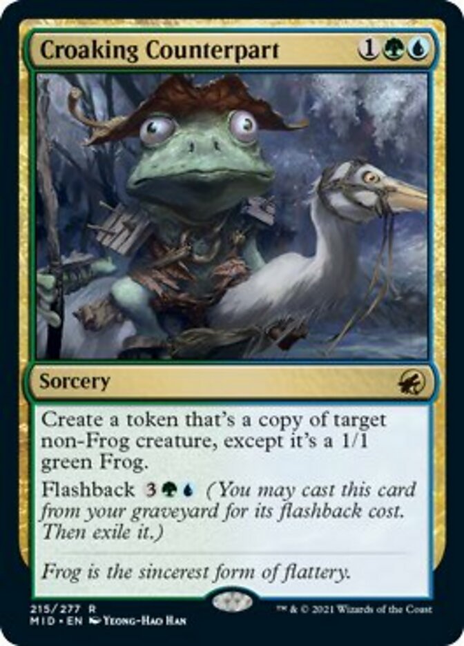 Croaking Counterpart [Innistrad: Midnight Hunt] | Exor Games Summserside