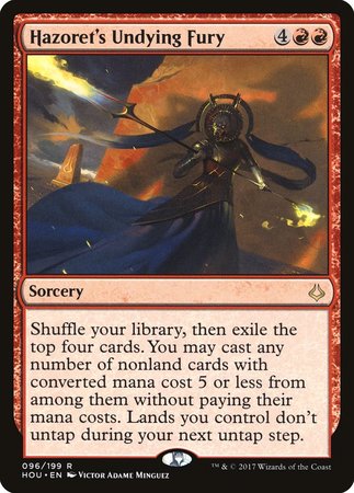 Hazoret's Undying Fury [Hour of Devastation] | Exor Games Summserside