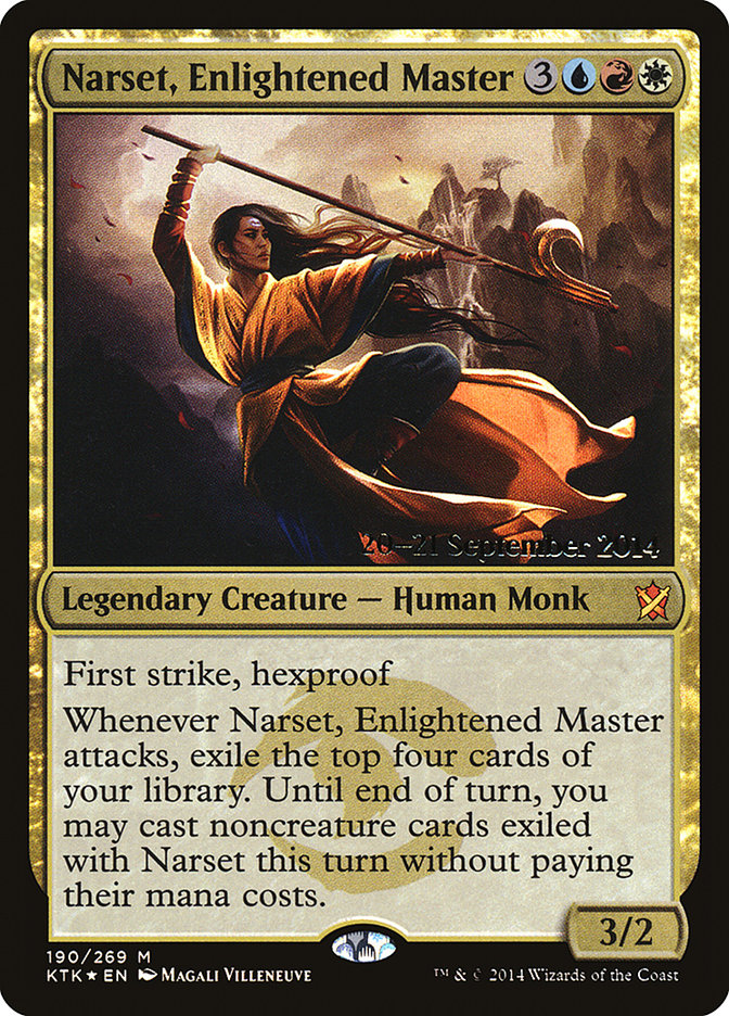 Narset, Enlightened Master  [Khans of Tarkir Prerelease Promos] | Exor Games Summserside