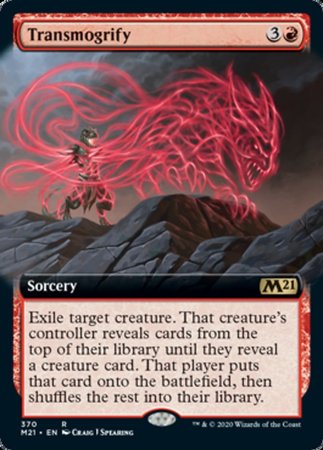 Transmogrify (Extended Art) [Core Set 2021] | Exor Games Summserside