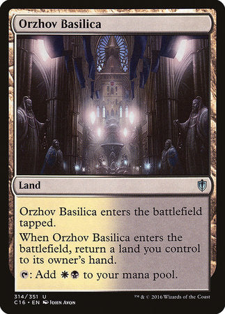 Orzhov Basilica [Commander 2016] | Exor Games Summserside