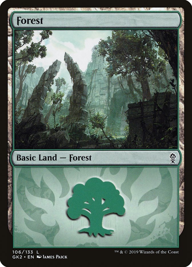 Forest (106) [Ravnica Allegiance Guild Kit] | Exor Games Summserside