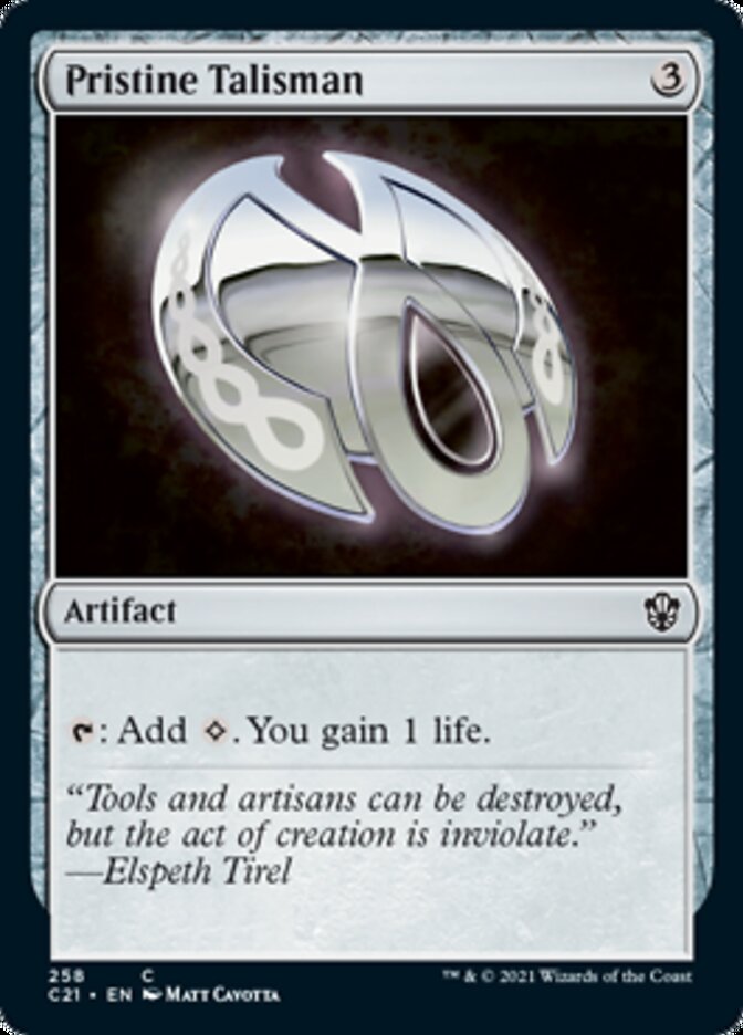 Pristine Talisman [Commander 2021] | Exor Games Summserside