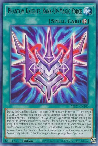 Phantom Knights' Rank-Up-Magic Force [MP21-EN200] Rare | Exor Games Summserside