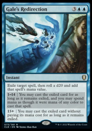 Gale's Redirection [Commander Legends: Battle for Baldur's Gate] | Exor Games Summserside