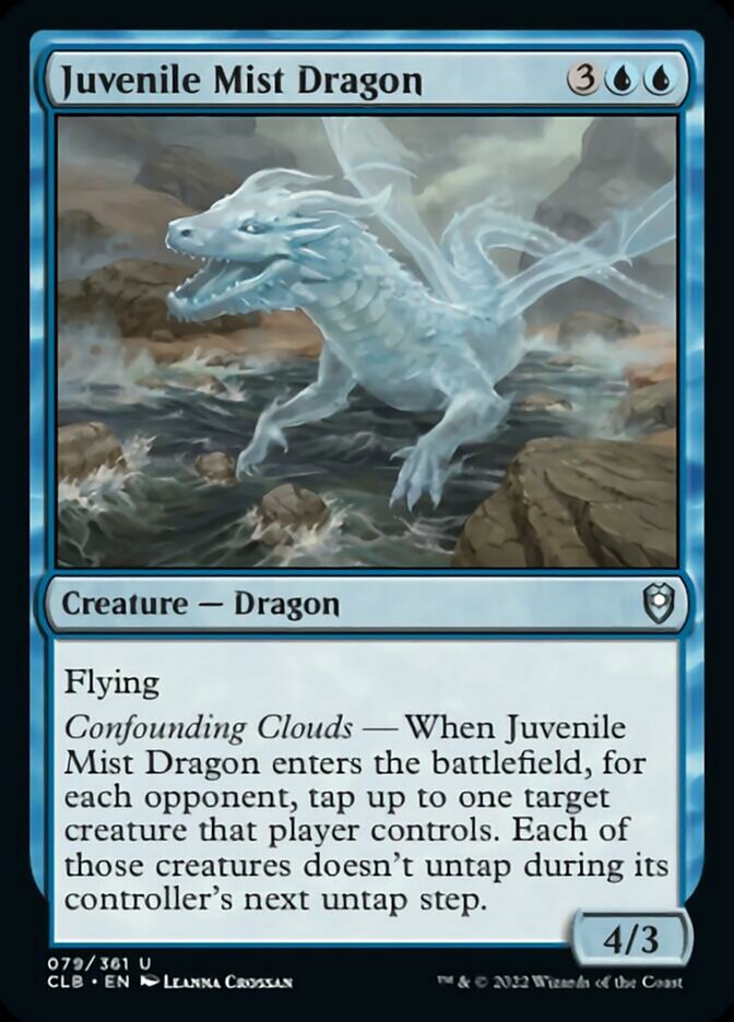 Juvenile Mist Dragon [Commander Legends: Battle for Baldur's Gate] | Exor Games Summserside