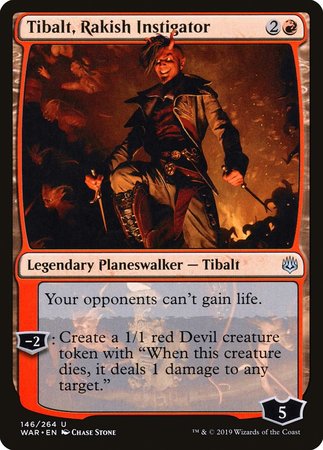 Tibalt, Rakish Instigator [War of the Spark] | Exor Games Summserside