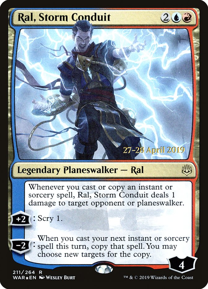 Ral, Storm Conduit  [War of the Spark Prerelease Promos] | Exor Games Summserside