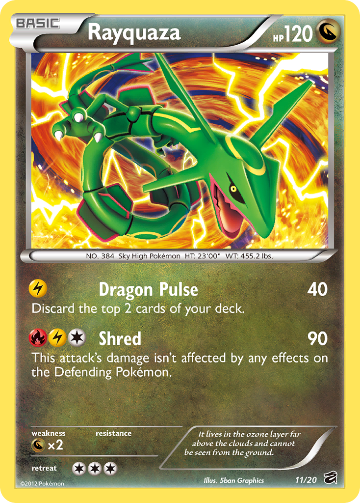 Rayquaza (11/20) [Black & White: Dragon Vault] | Exor Games Summserside