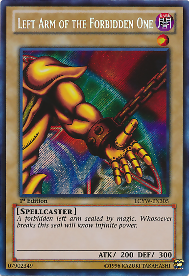 Left Arm of the Forbidden One [LCYW-EN305] Secret Rare | Exor Games Summserside